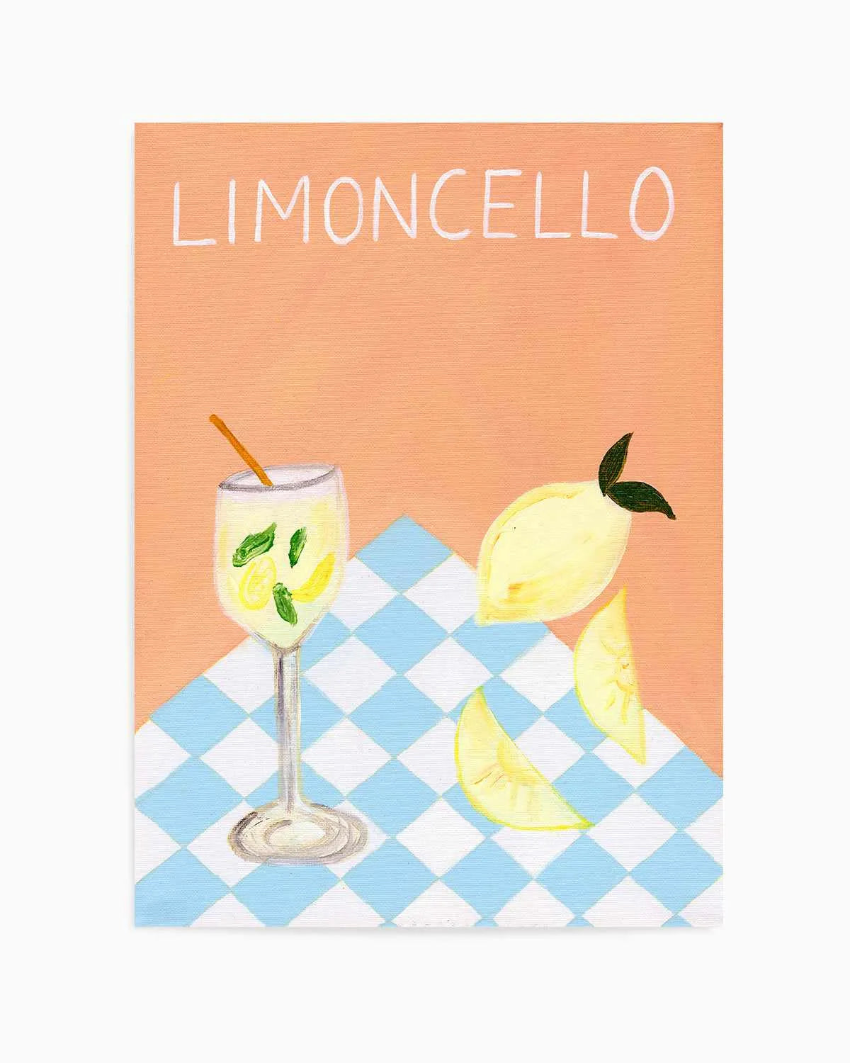 Limoncello by Britney Turner Art Print from Olive et Oriel where you can shop wallpaper and artworks online