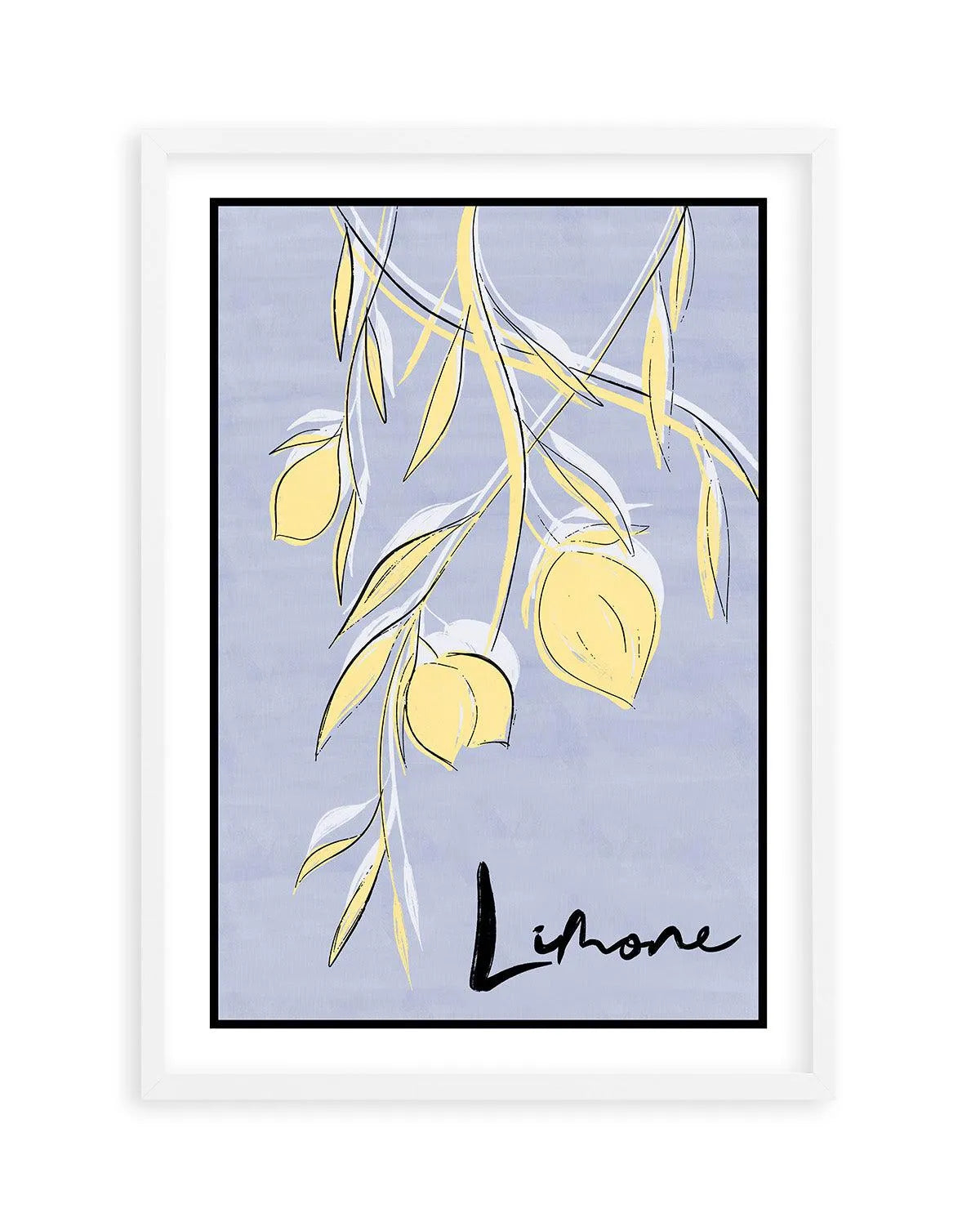 Limone Art Print-PRINT-Olive et Oriel-Olive et Oriel-A5 | 5.8" x 8.3" | 14.8 x 21cm-White-With White Border-Buy-Australian-Art-Prints-Online-with-Olive-et-Oriel-Your-Artwork-Specialists-Austrailia-Decorate-With-Coastal-Photo-Wall-Art-Prints-From-Our-Beach-House-Artwork-Collection-Fine-Poster-and-Framed-Artwork