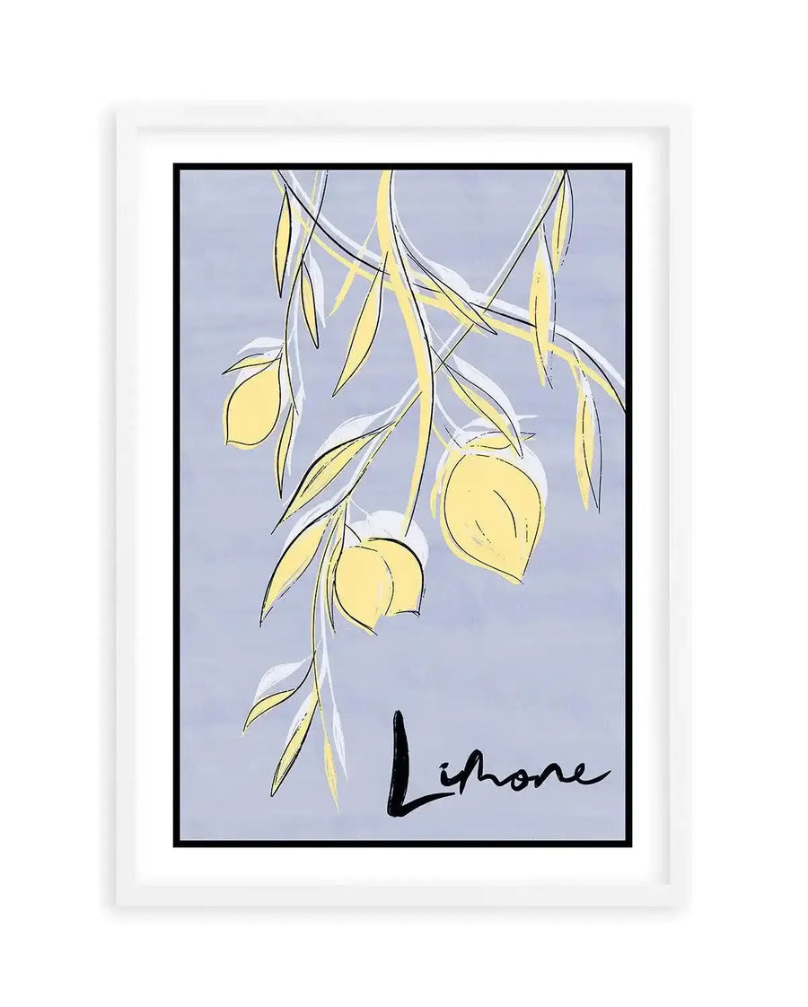 Limone Art Print-PRINT-Olive et Oriel-Olive et Oriel-A5 | 5.8" x 8.3" | 14.8 x 21cm-White-With White Border-Buy-Australian-Art-Prints-Online-with-Olive-et-Oriel-Your-Artwork-Specialists-Austrailia-Decorate-With-Coastal-Photo-Wall-Art-Prints-From-Our-Beach-House-Artwork-Collection-Fine-Poster-and-Framed-Artwork