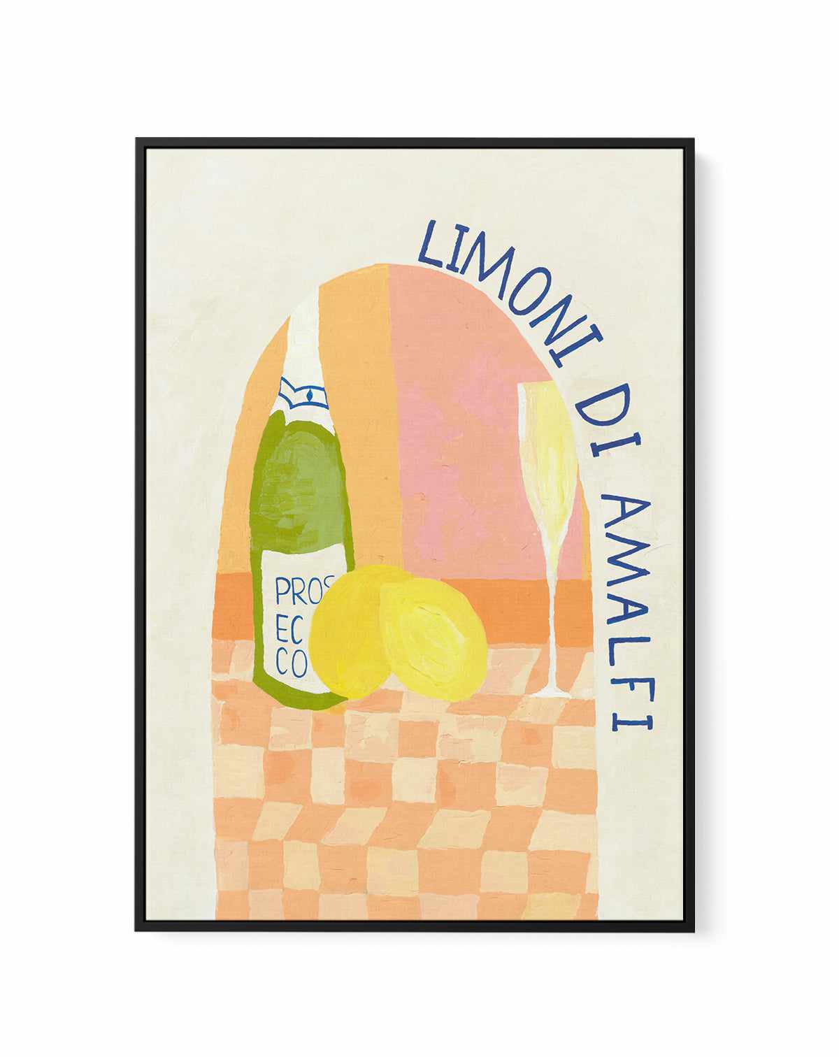 Limoni Di Amalfi | Framed Canvas Art Print