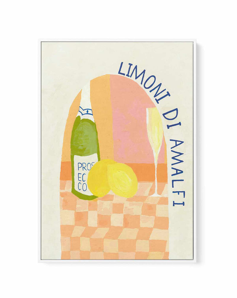 Limoni Di Amalfi | Framed Canvas Art Print from Olive et Oriel where you can shop wallpaper and artworks online