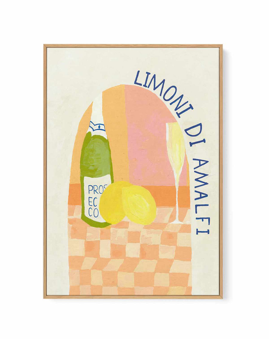 Limoni Di Amalfi | Framed Canvas Art Print from Olive et Oriel where you can shop wallpaper and artworks online