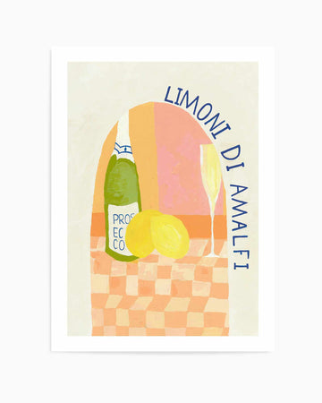 Limoni Di Amalfi | Art Print from Olive et Oriel where you can shop wallpaper and artworks online