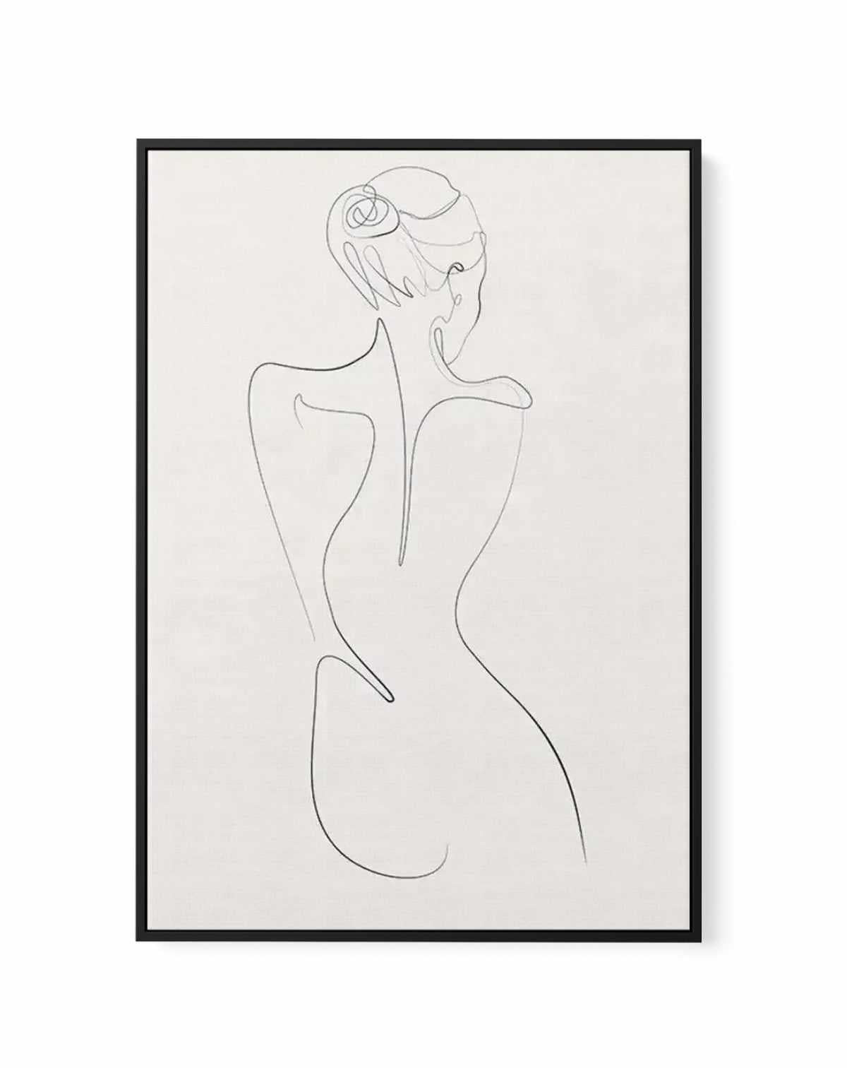Line Figure I | Framed Canvas Art Print — framed canvas art print by Olive et Oriel
