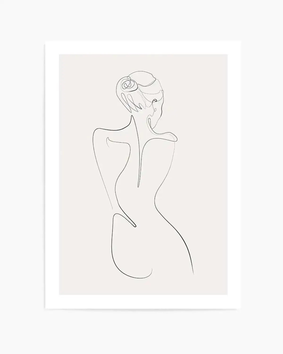 Line Figure I Art Print from Olive et Oriel where you can shop wallpaper and artworks online