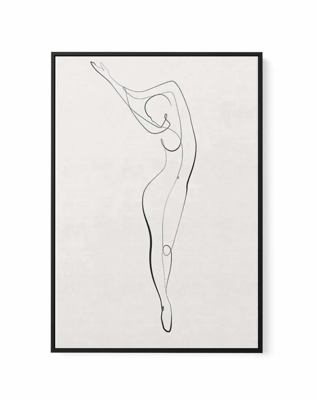 Line Figure II | Framed Canvas Art Print — framed canvas art print by Olive et Oriel