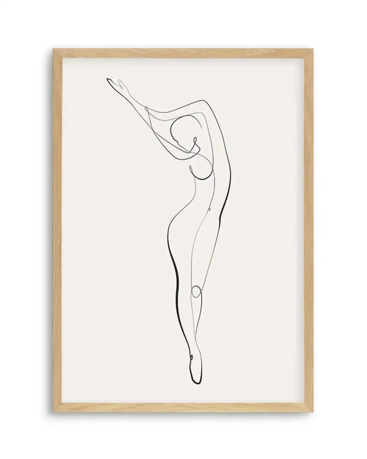 Line Figure II Art Print from Olive et Oriel where you can shop wallpaper and artworks online