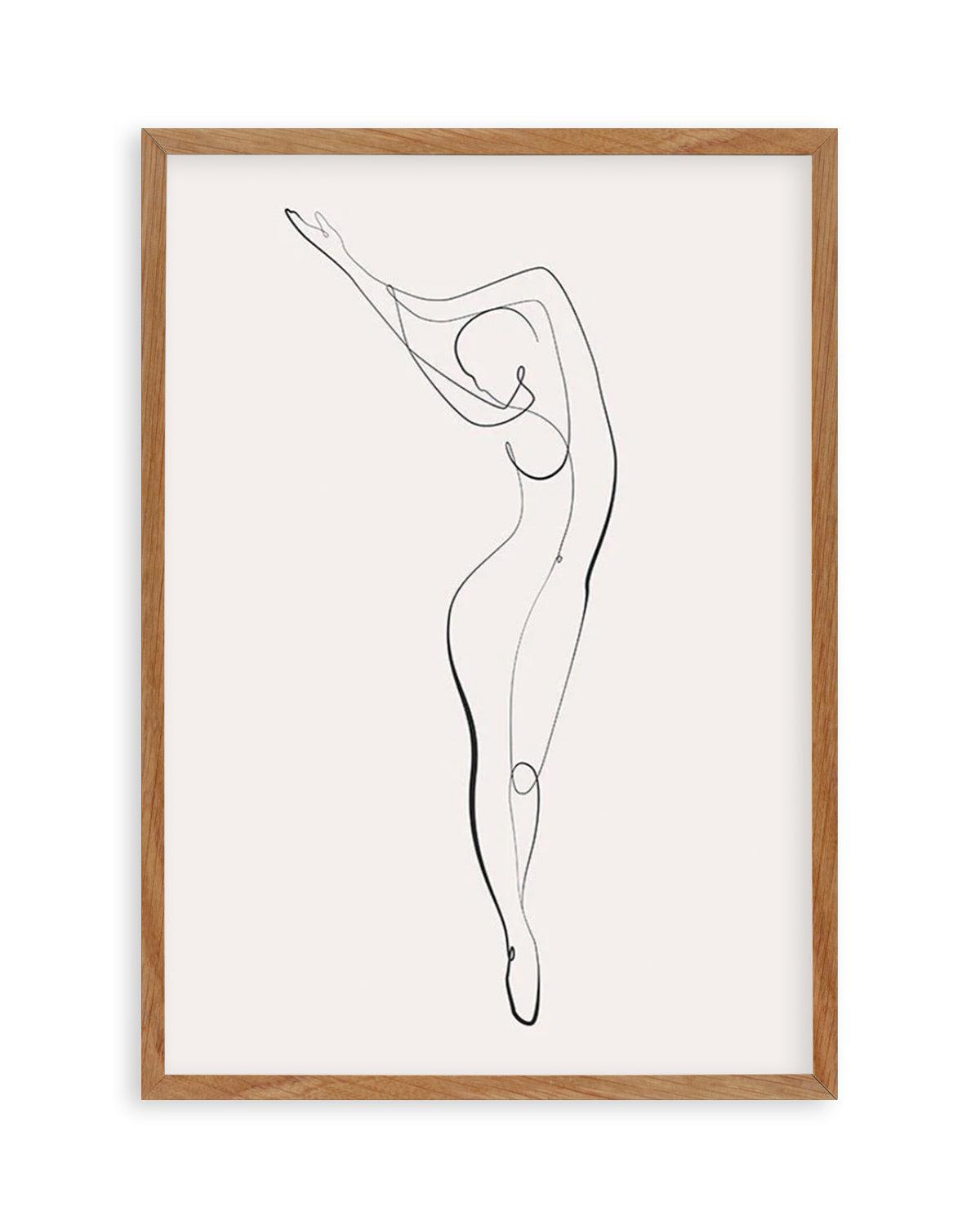 Line Figure II Art Print