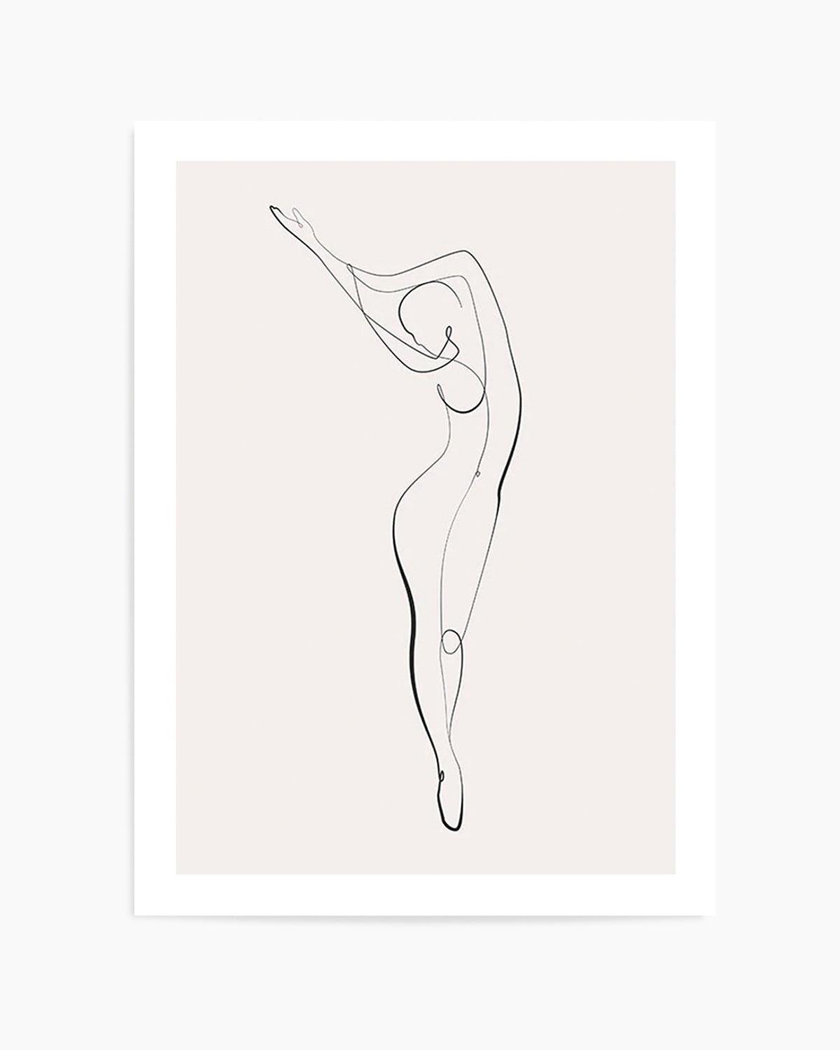 Line Figure II Art Print