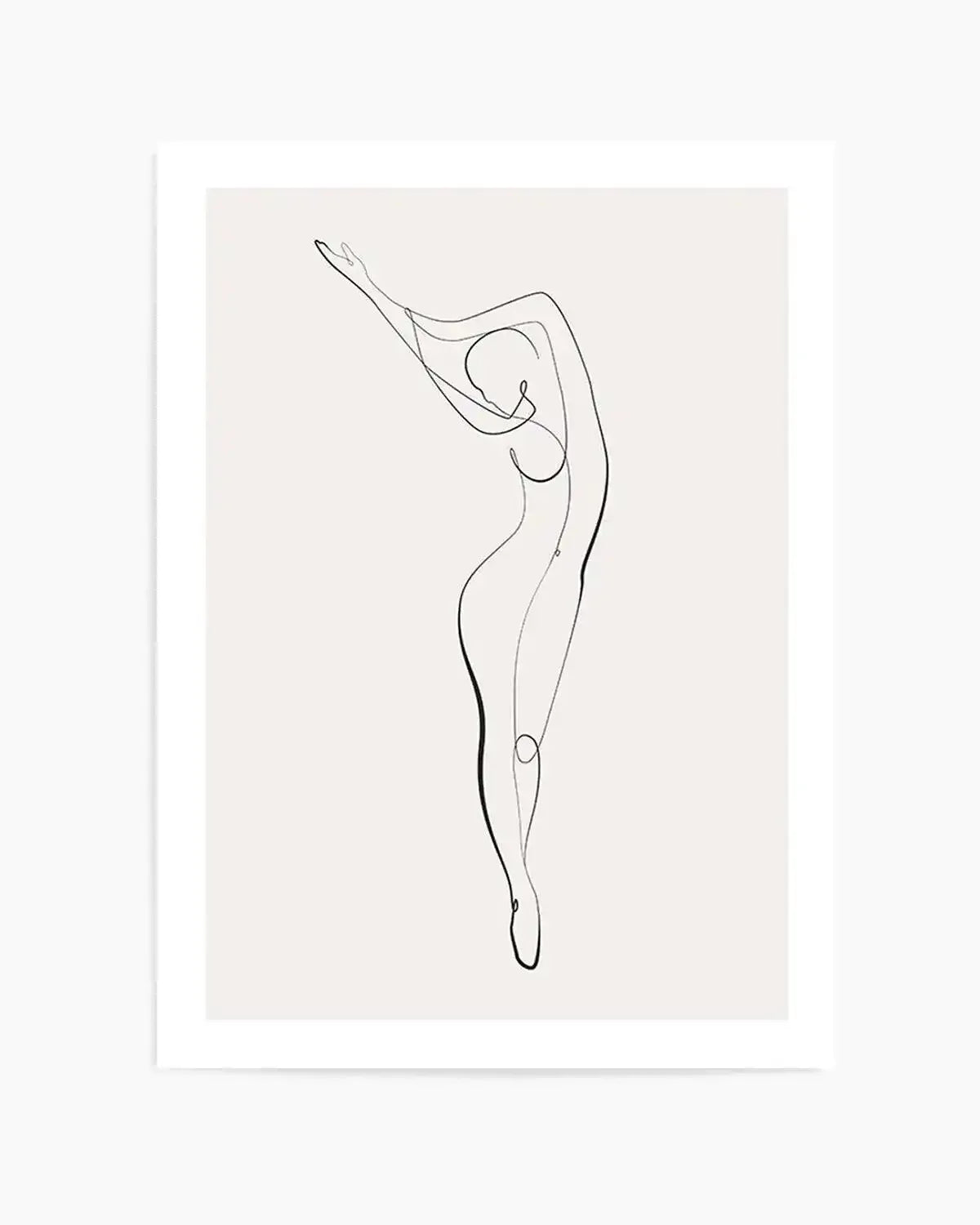 Line Figure II Art Print from Olive et Oriel where you can shop wallpaper and artworks online