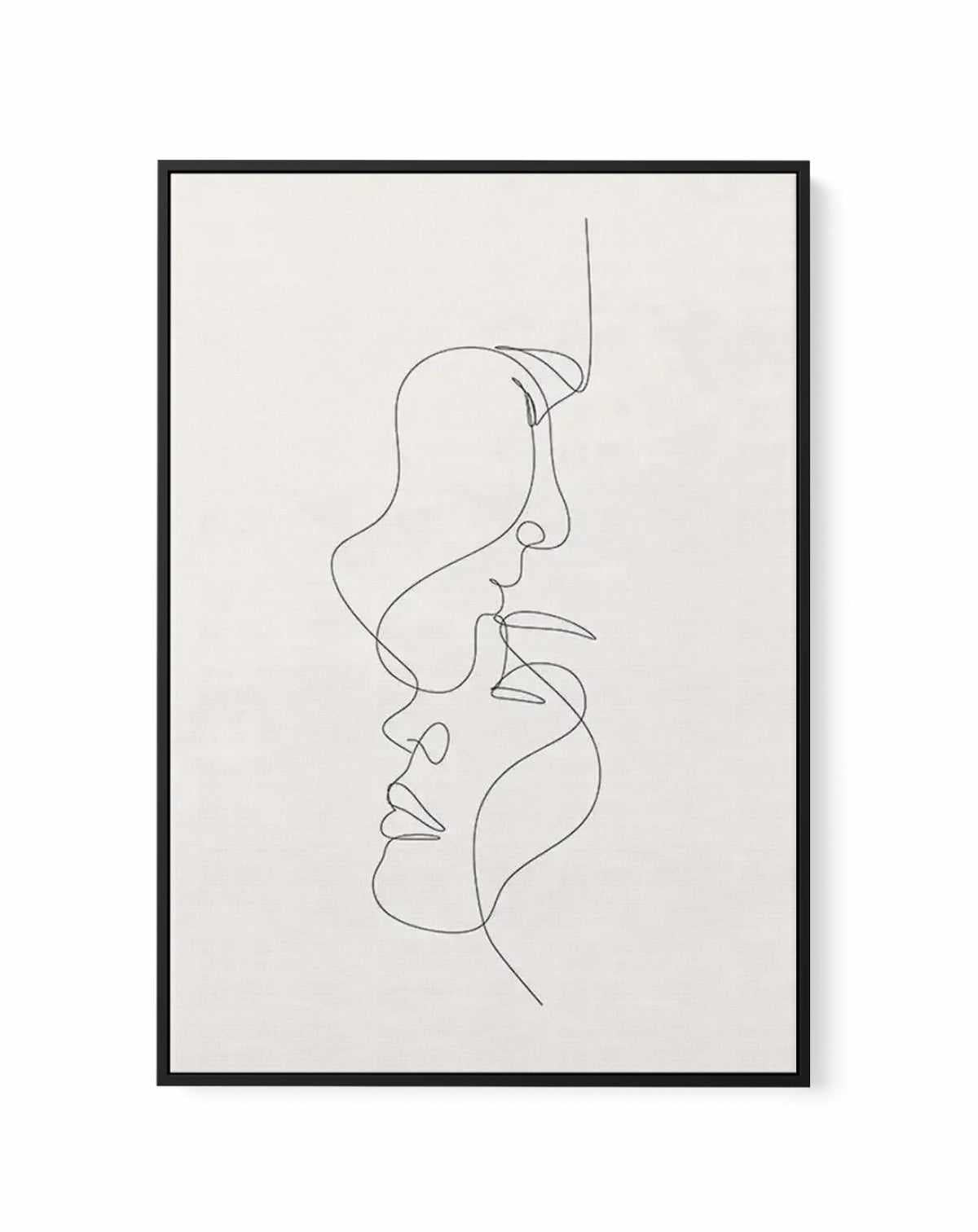 Line Figure III | Framed Canvas Art Print — framed canvas art print by Olive et Oriel