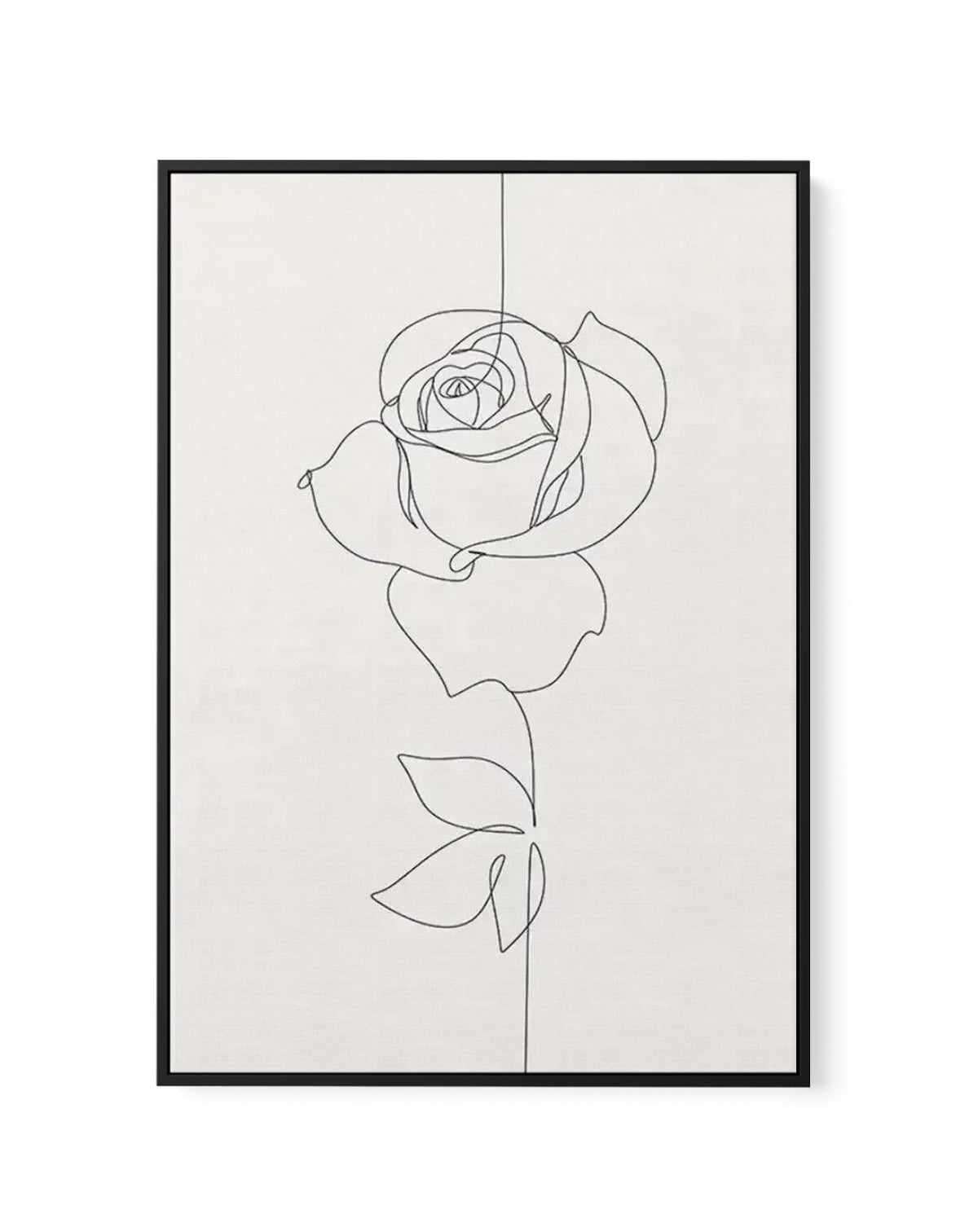 Line Figure IV | Framed Canvas Art Print — framed canvas art print by Olive et Oriel