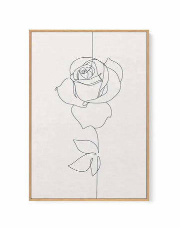 Line Figure IV | Framed Canvas Art Print — framed canvas art print by Olive et Oriel