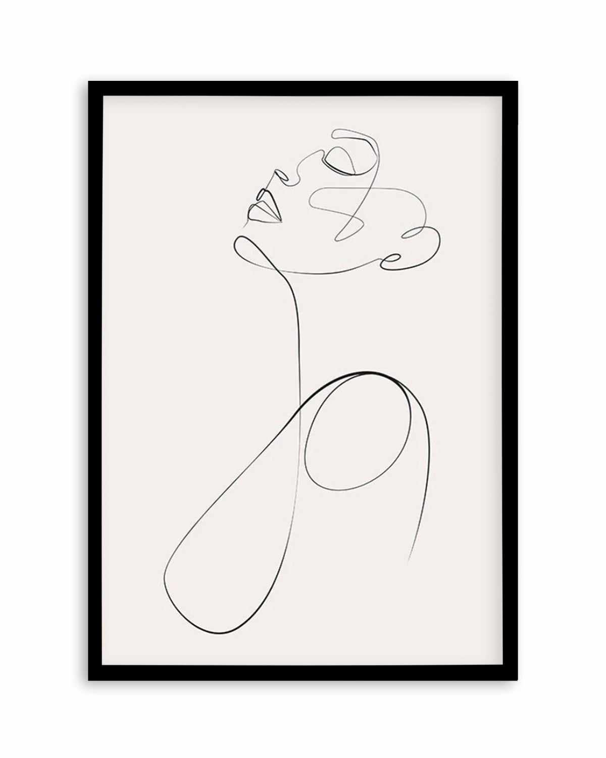 Line Figure V Art Print