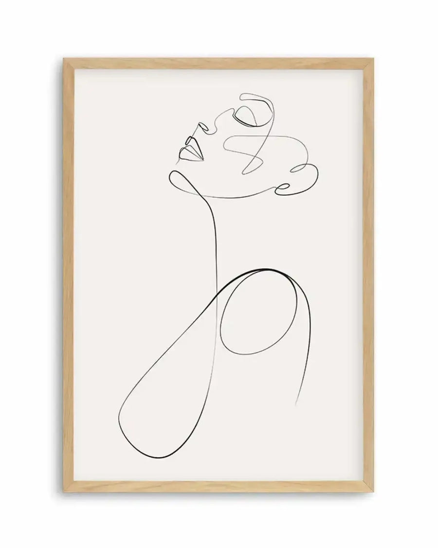 Line Figure V Art Print from Olive et Oriel where you can shop wallpaper and artworks online