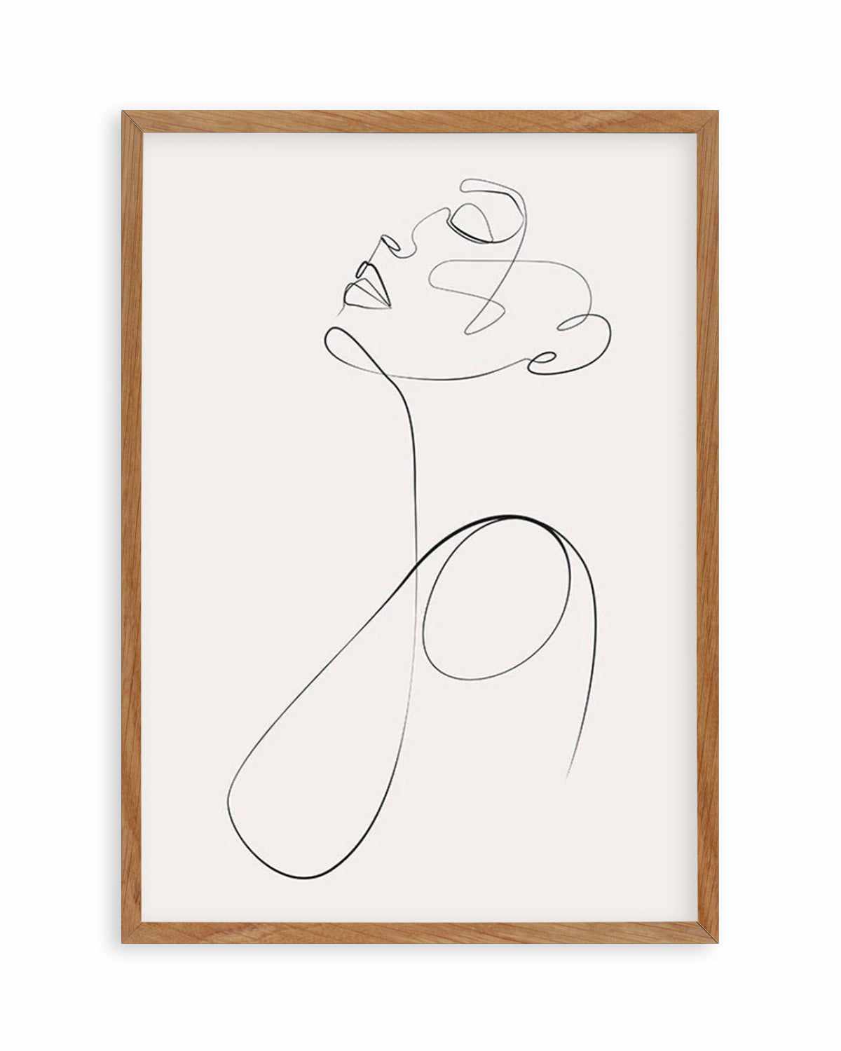 Line Figure V Art Print