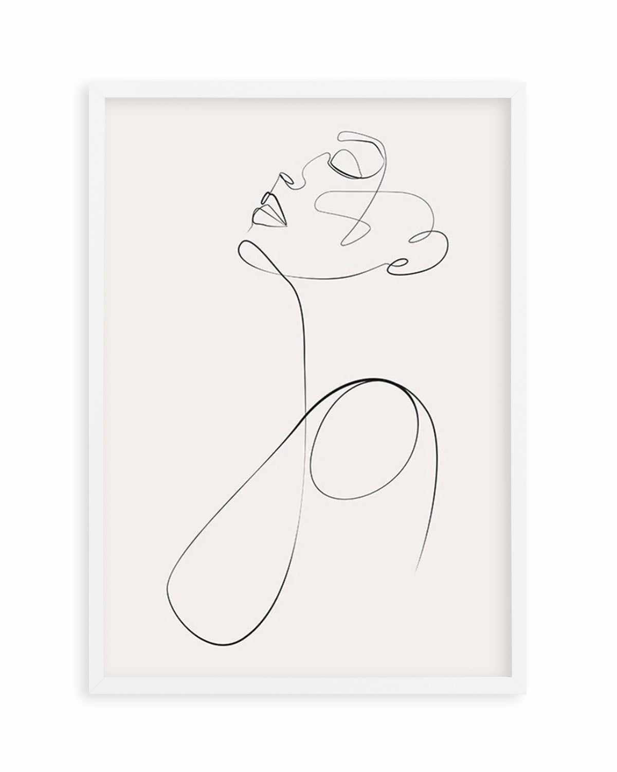 Line Figure V Art Print