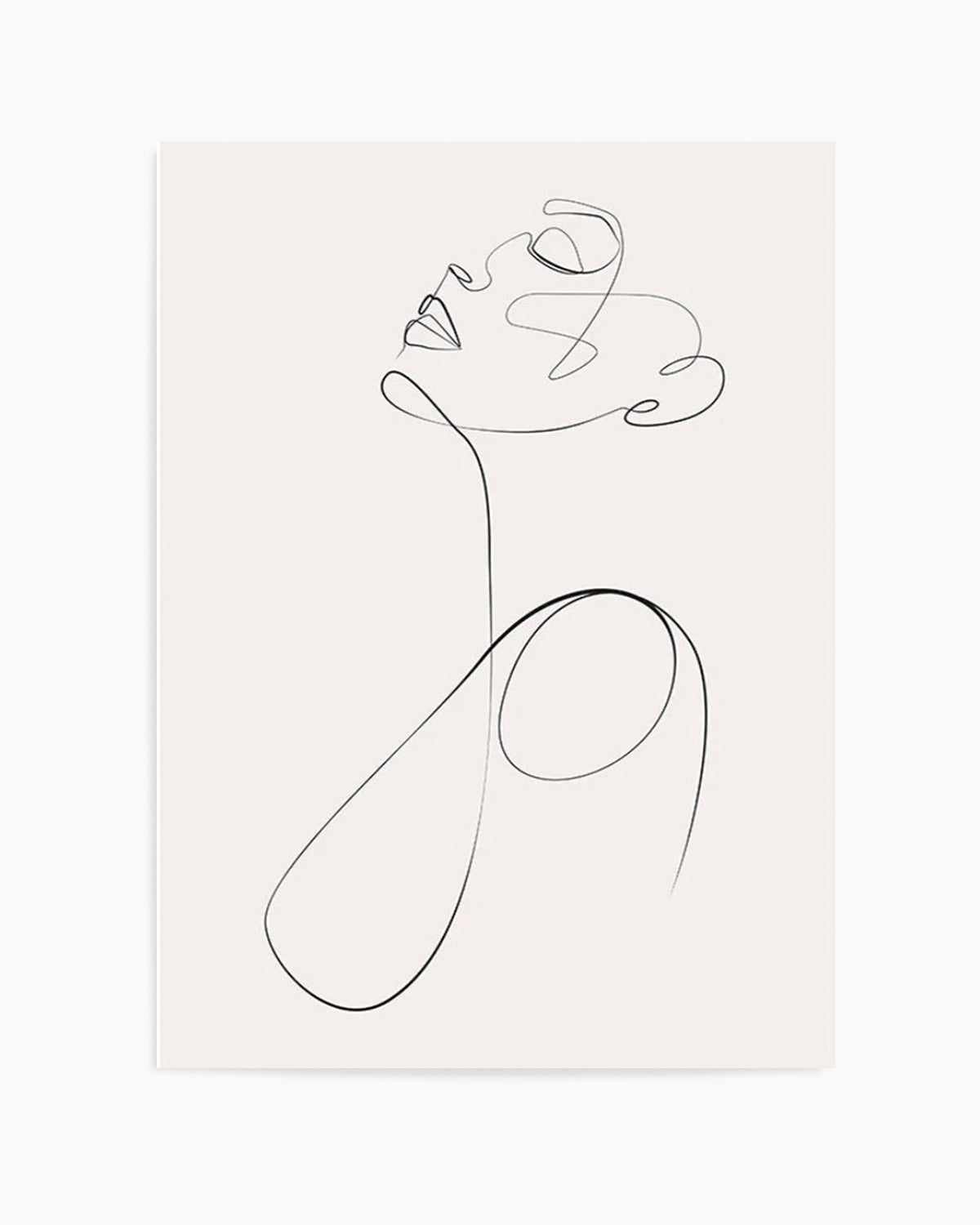 Line Figure V Art Print