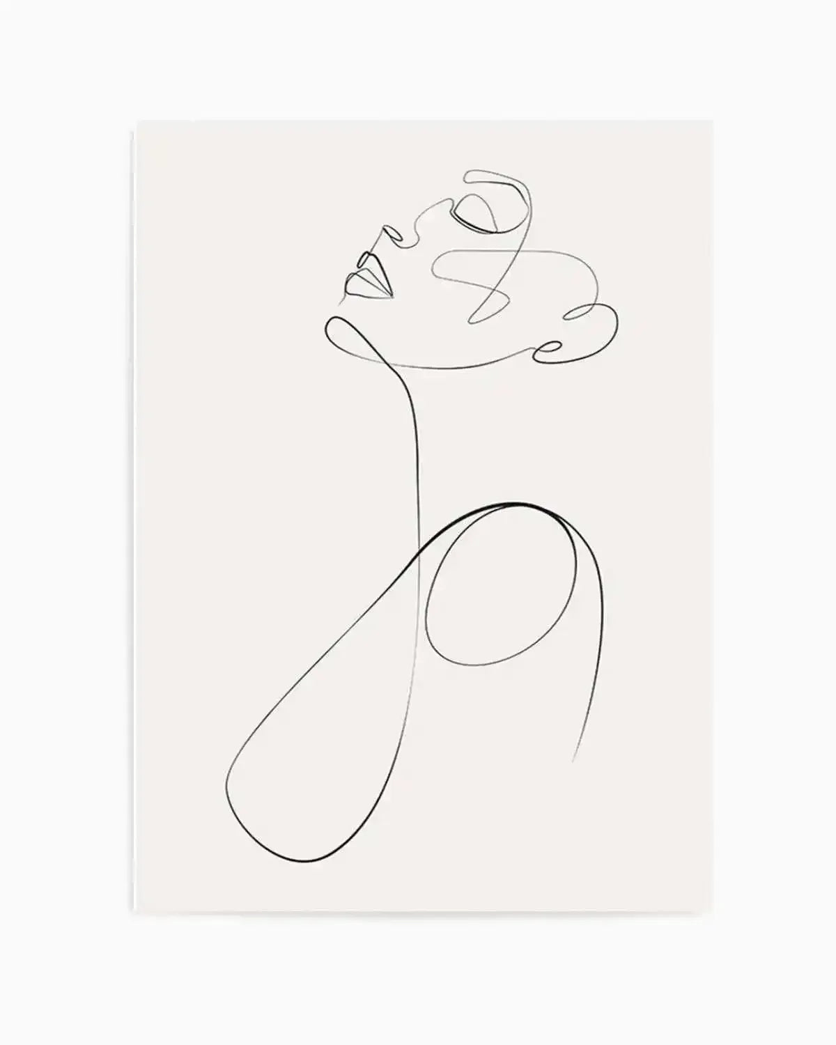 Line Figure V Art Print from Olive et Oriel where you can shop wallpaper and artworks online