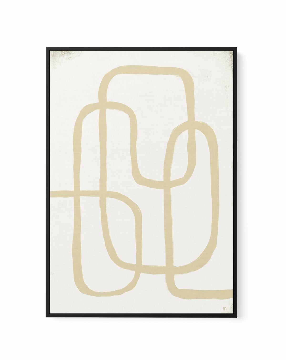Line Works in White 2 by Marco Marella | Framed Canvas Art Print from Olive et Oriel where you can shop wallpaper and artworks online