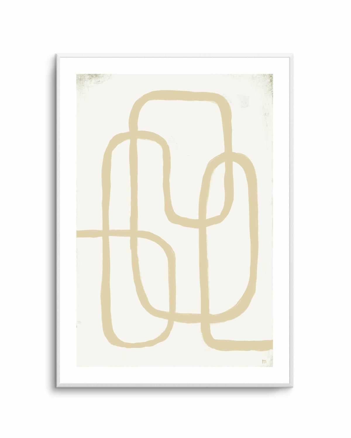 Line Works in White 2 by Marco Marella | Art Print from Olive et Oriel where you can shop wallpaper and artworks online