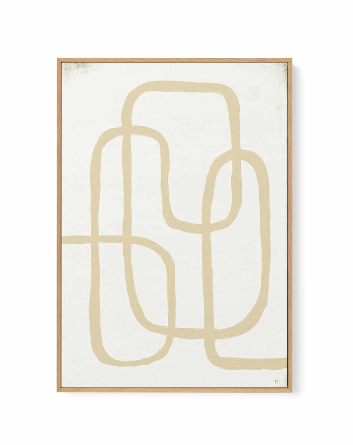 Line Works in White 2 by Marco Marella | Framed Canvas Art Print from Olive et Oriel where you can shop wallpaper and artworks online