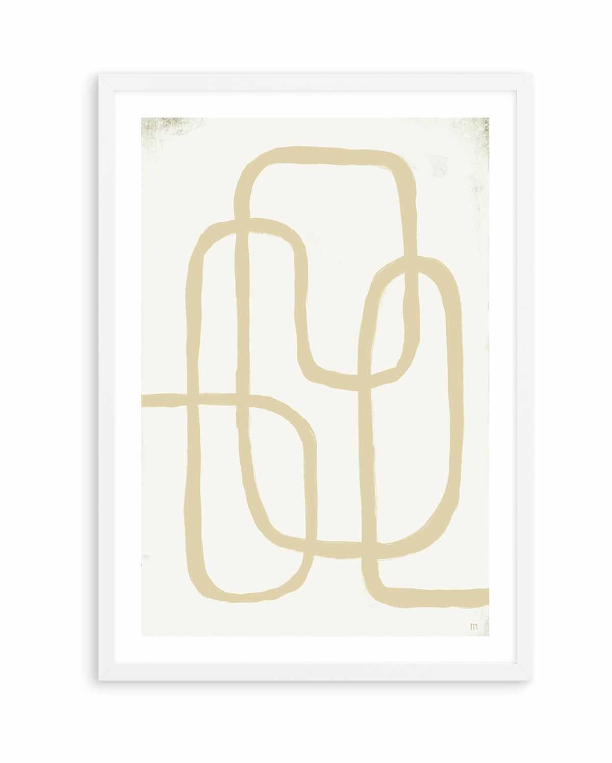 Line Works in White 2 by Marco Marella | Art Print from Olive et Oriel where you can shop wallpaper and artworks online