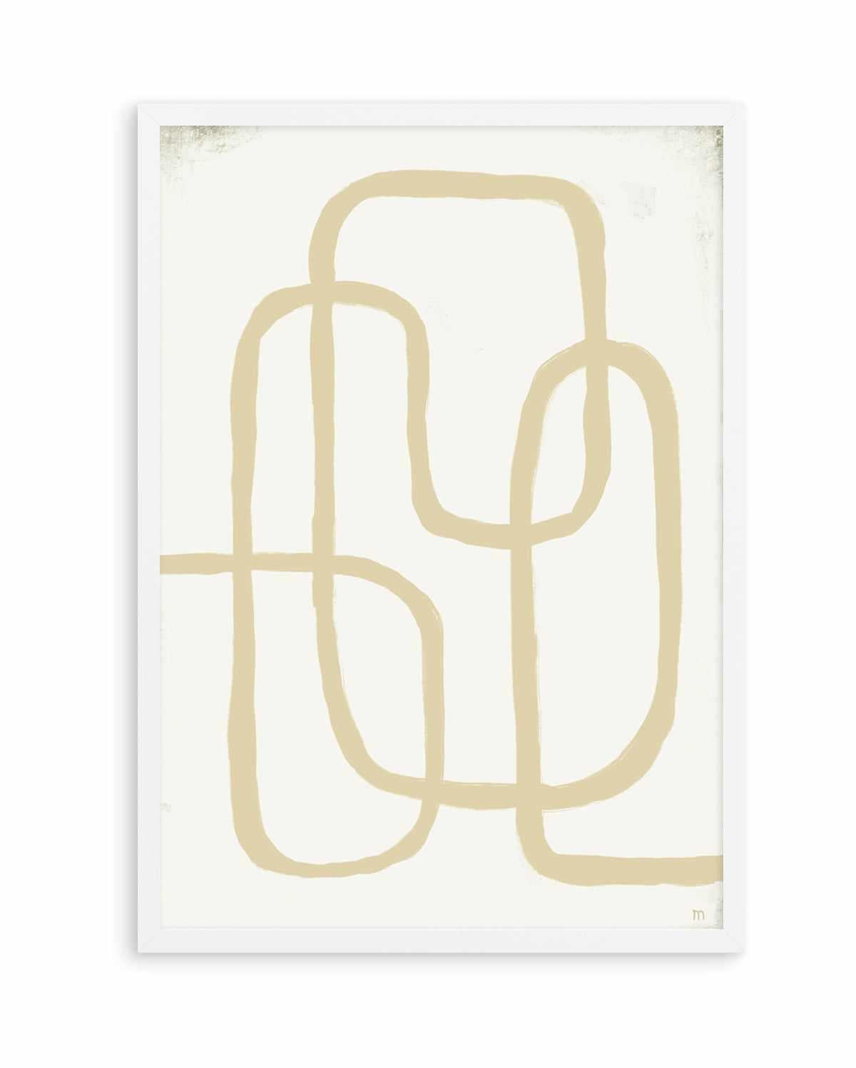 Line Works in White 2 by Marco Marella | Art Print from Olive et Oriel where you can shop wallpaper and artworks online