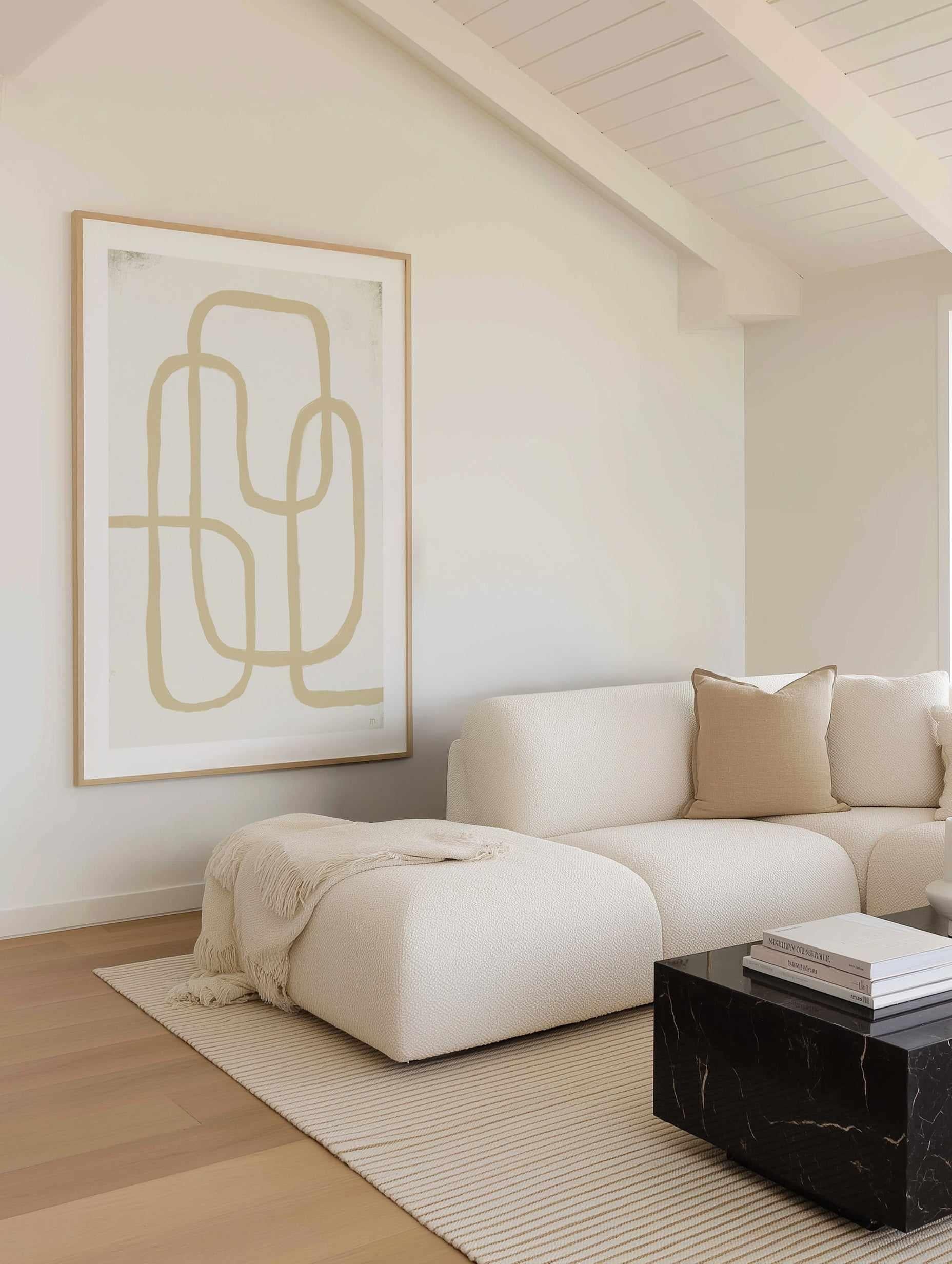 Line Works in White 2 by Marco Marella | Art Print from Olive et Oriel where you can shop wallpaper and artworks online