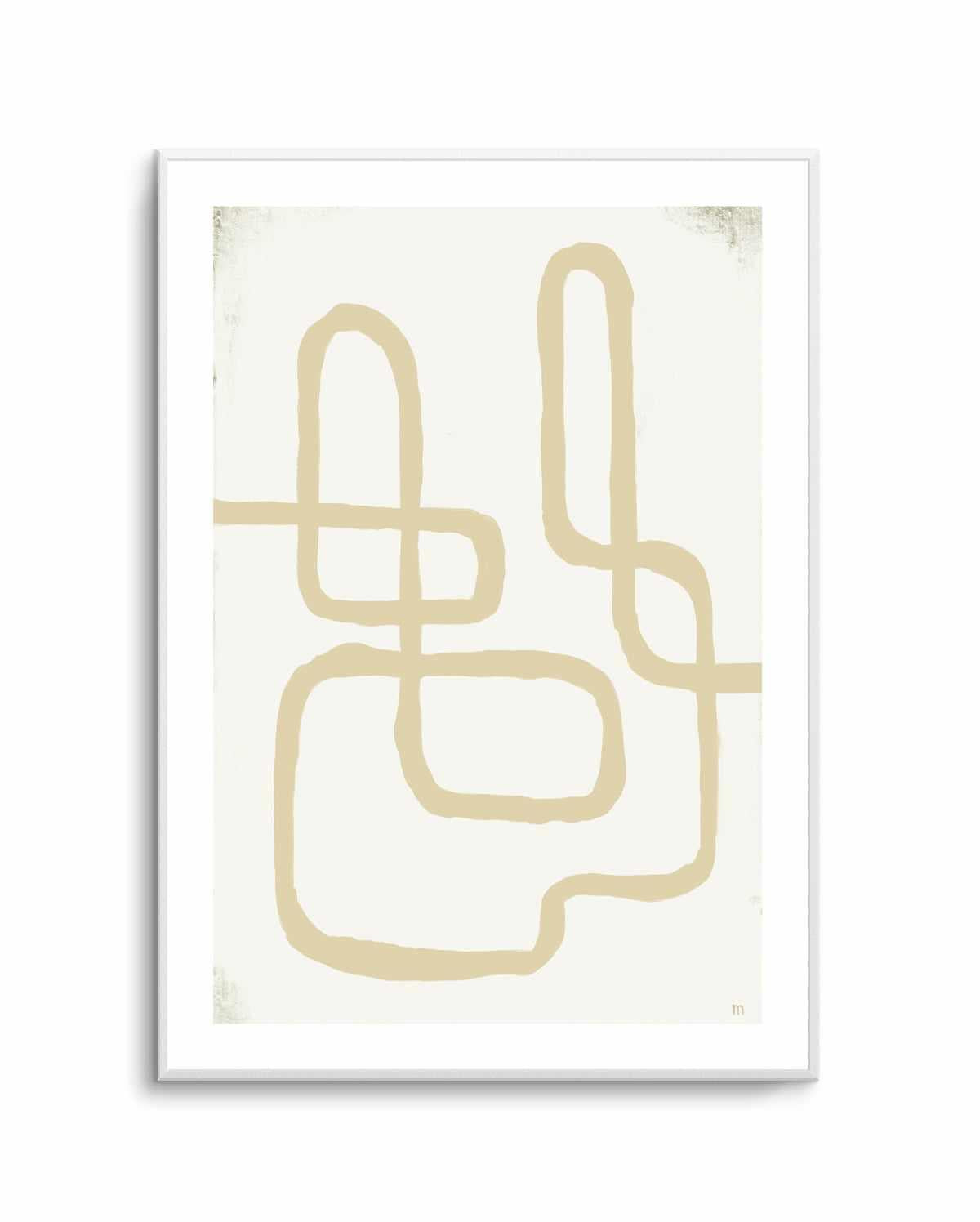 Line Works in White by Marco Marella | Art Print from Olive et Oriel where you can shop wallpaper and artworks online