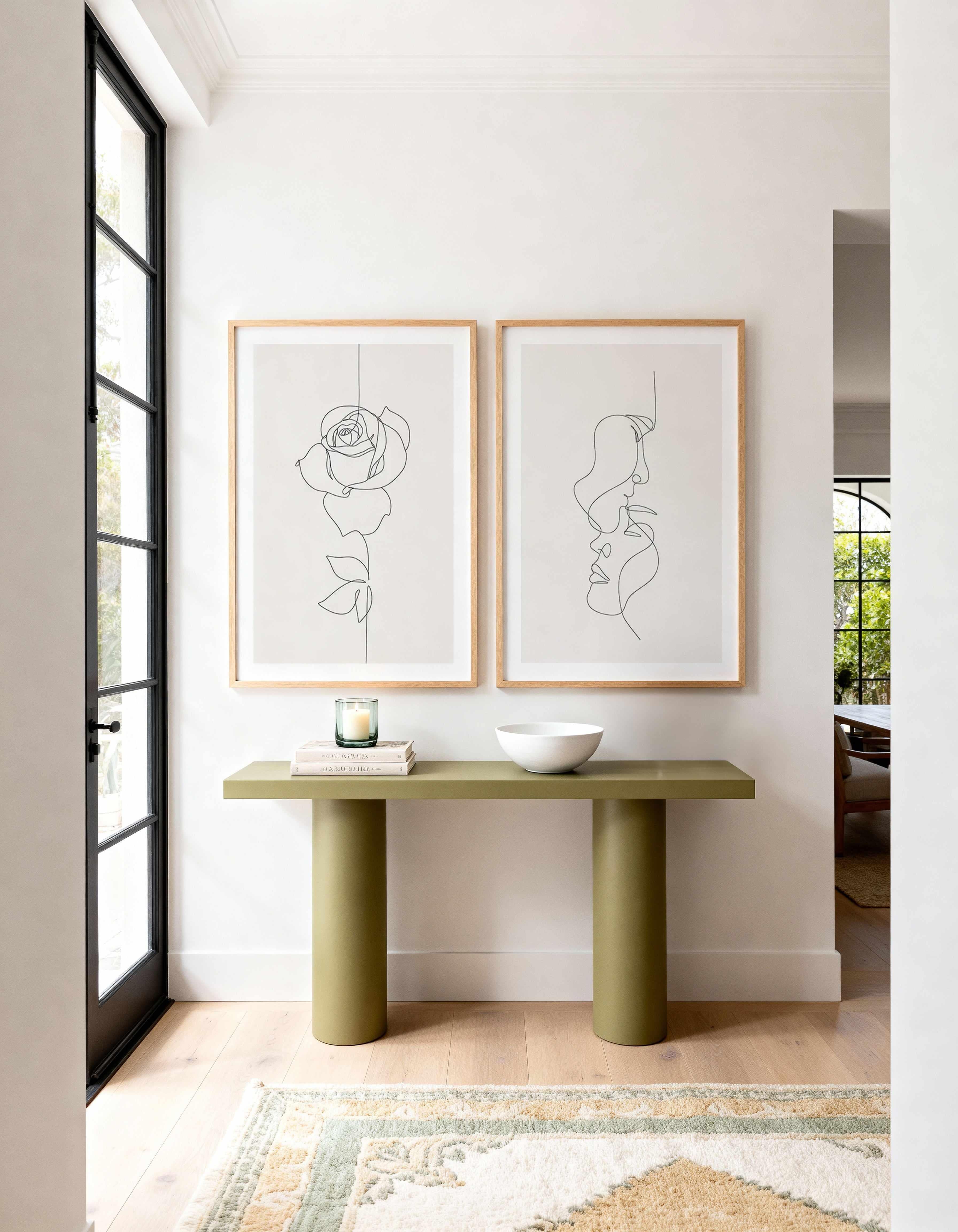 Line Figure III & IV Art Print Set of 2 | Matching Wall Art from Olive et Oriel where you can shop wallpaper and artworks online