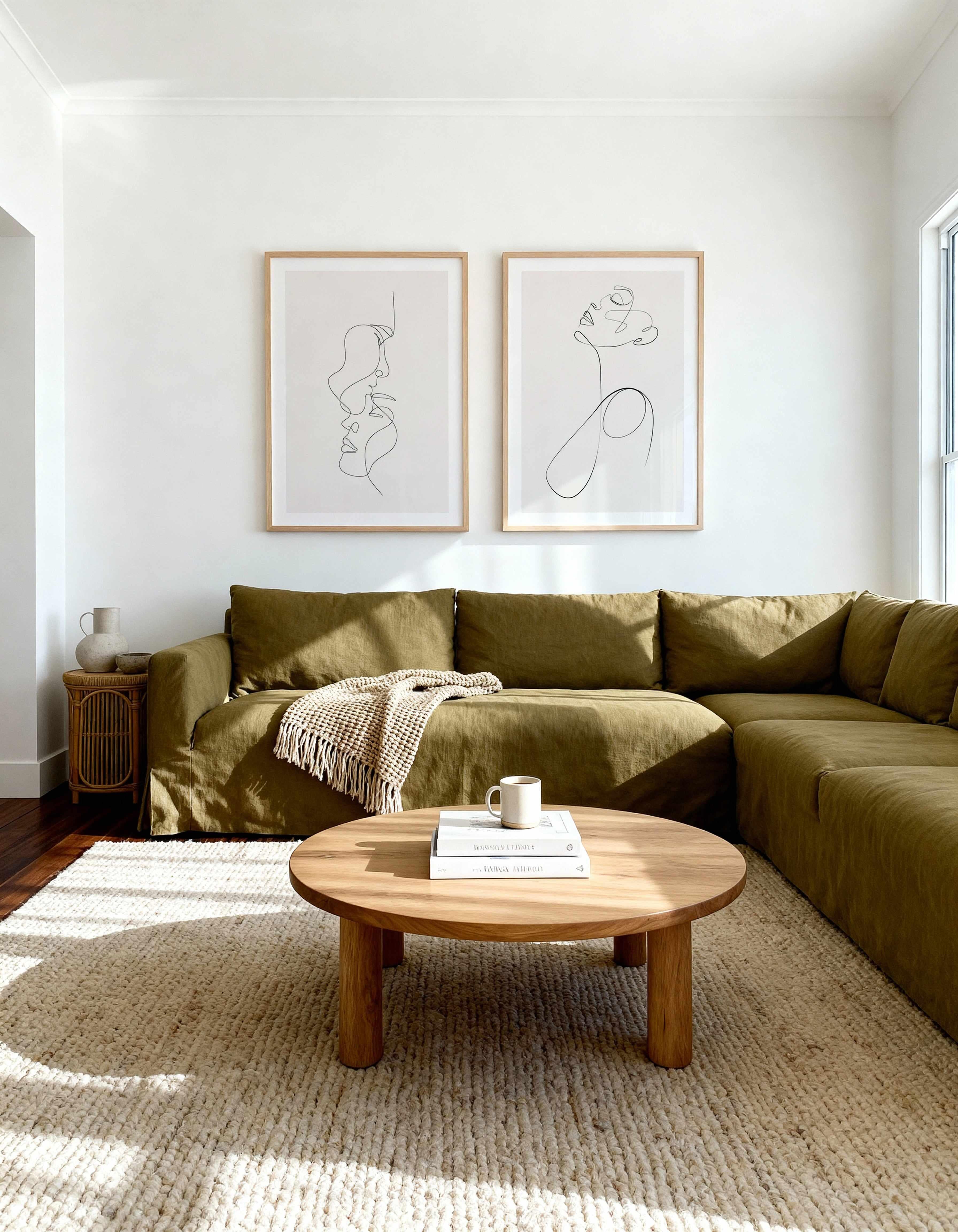 Line Figure III & V Art Print Set of 2 | Matching Wall Art from Olive et Oriel where you can shop wallpaper and artworks online