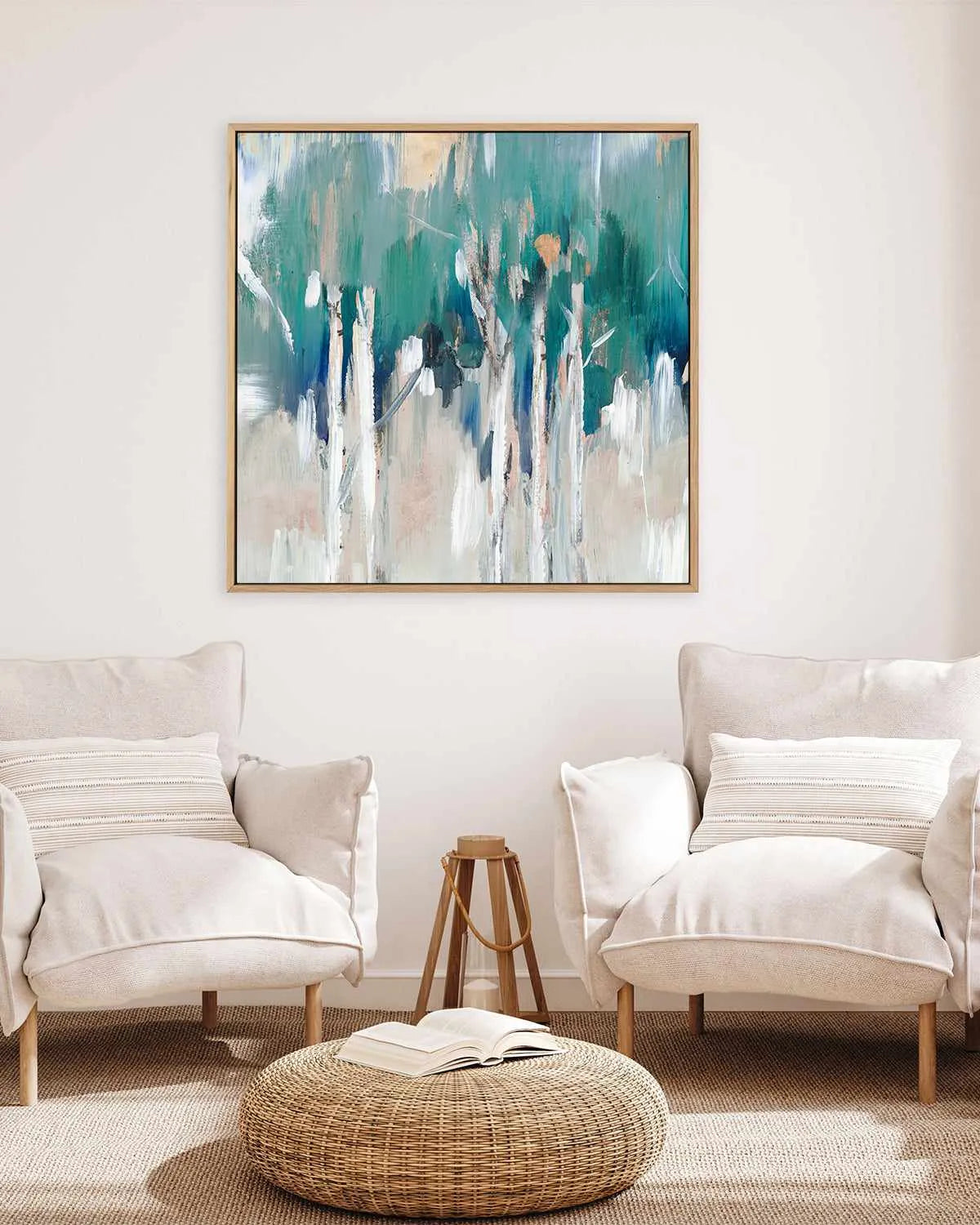 Lineament II | Framed Canvas Art Print from Olive et Oriel where you can shop wallpaper and artworks online