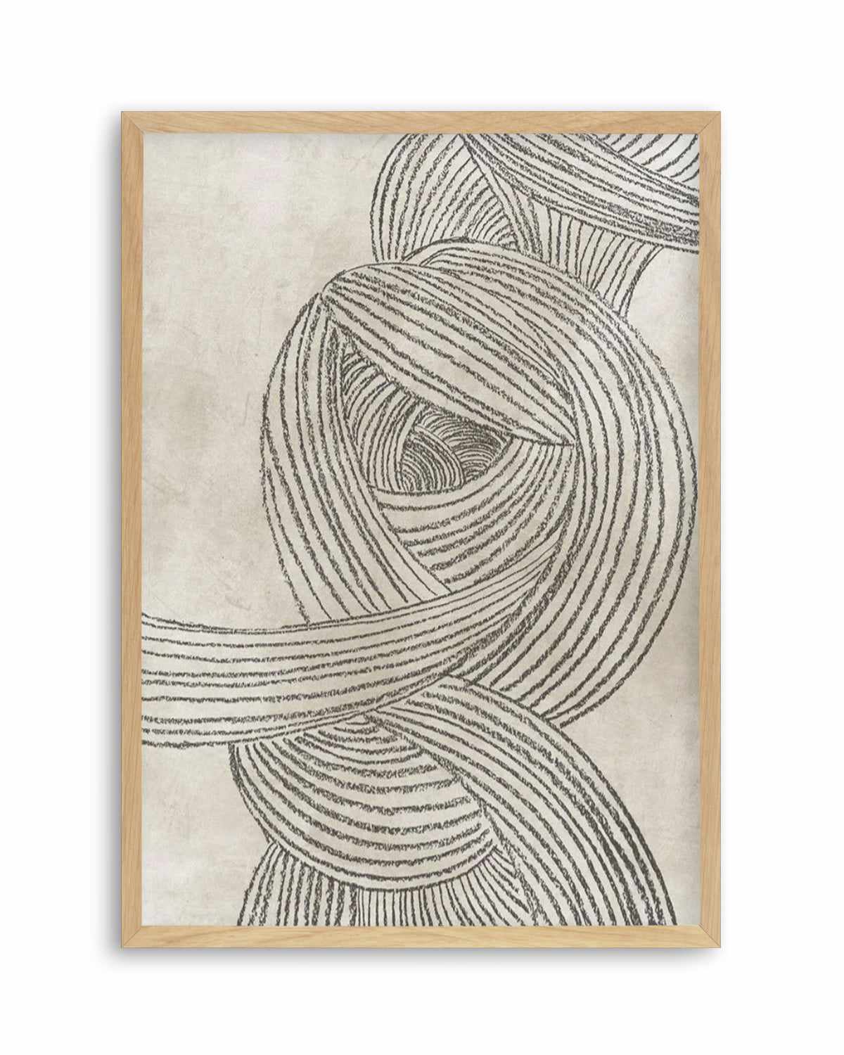 Linear Waves in Sage I Art Print