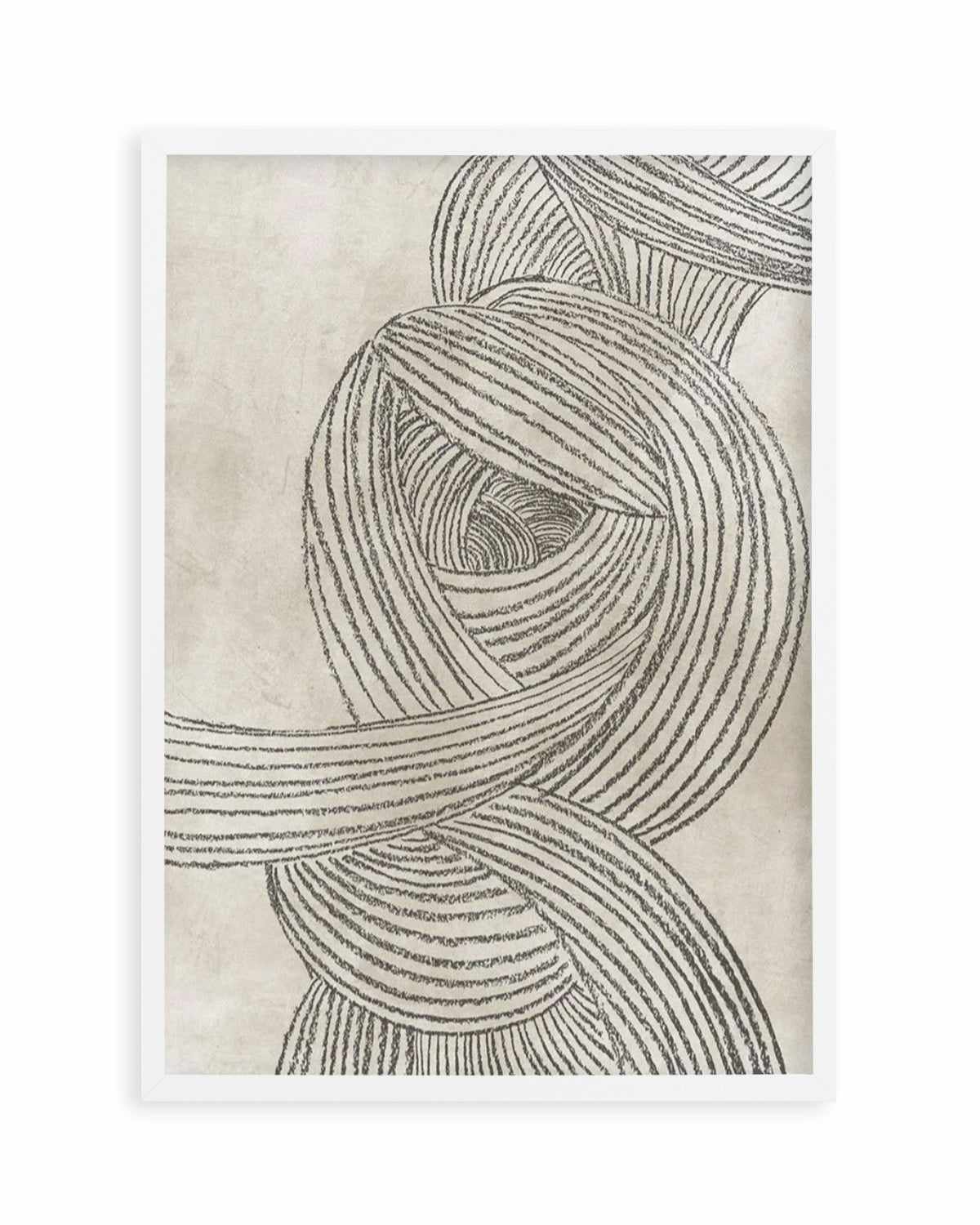 Linear Waves in Sage I Art Print