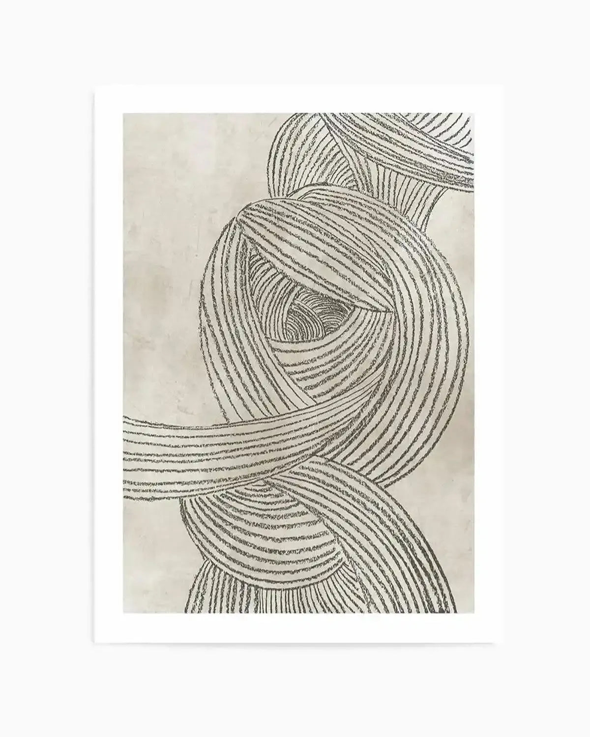 Linear Waves in Sage I Art Print from Olive et Oriel where you can shop wallpaper and artworks online