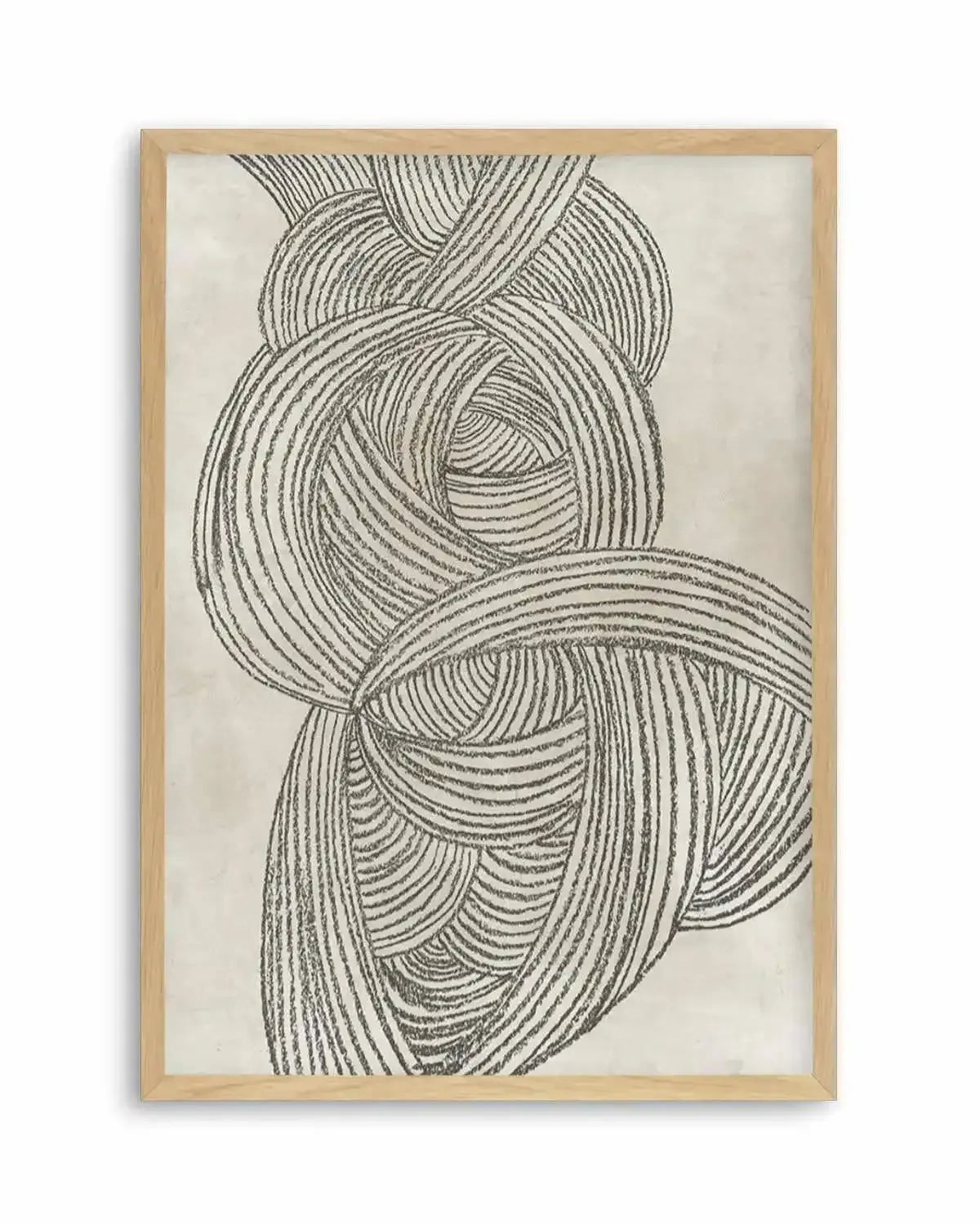 Linear Waves in Sage II Art Print from Olive et Oriel where you can shop wallpaper and artworks online