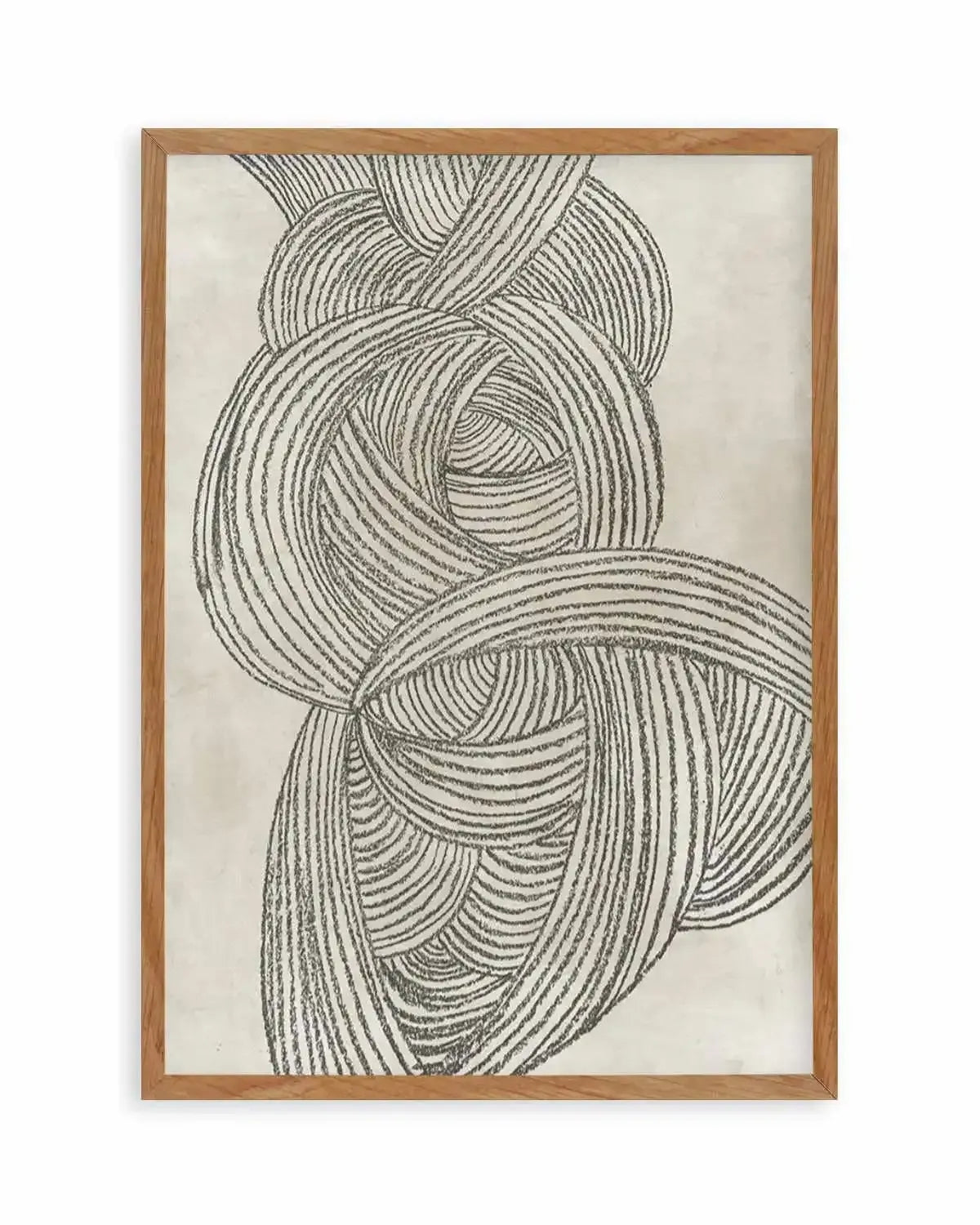 Linear Waves in Sage II Art Print from Olive et Oriel where you can shop wallpaper and artworks online