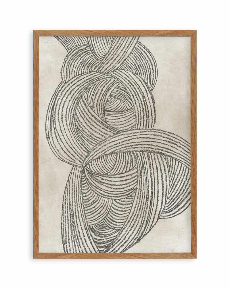Linear Waves in Sage II Art Print