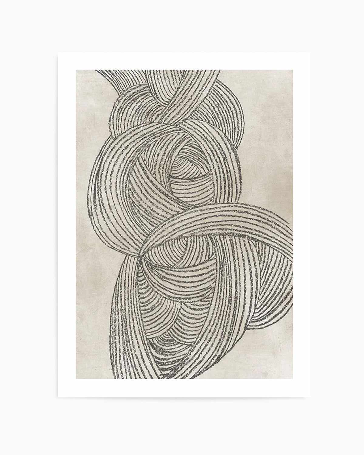 Linear Waves in Sage II Art Print