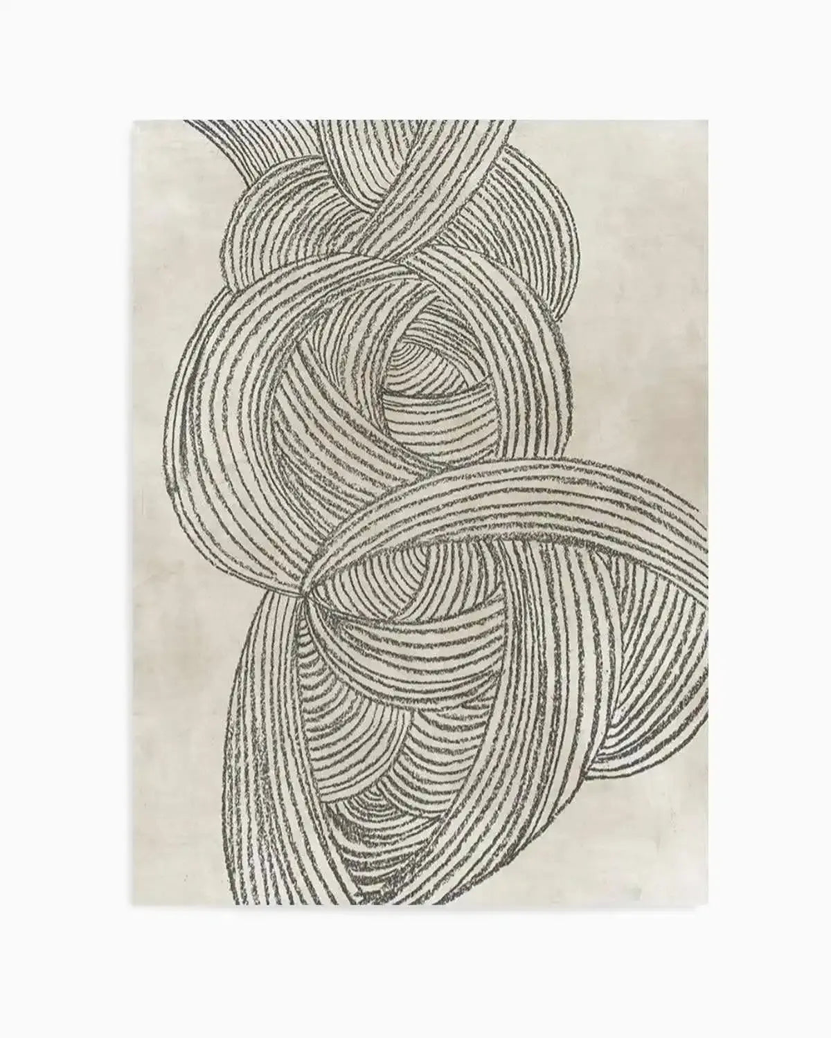 Linear Waves in Sage II Art Print from Olive et Oriel where you can shop wallpaper and artworks online