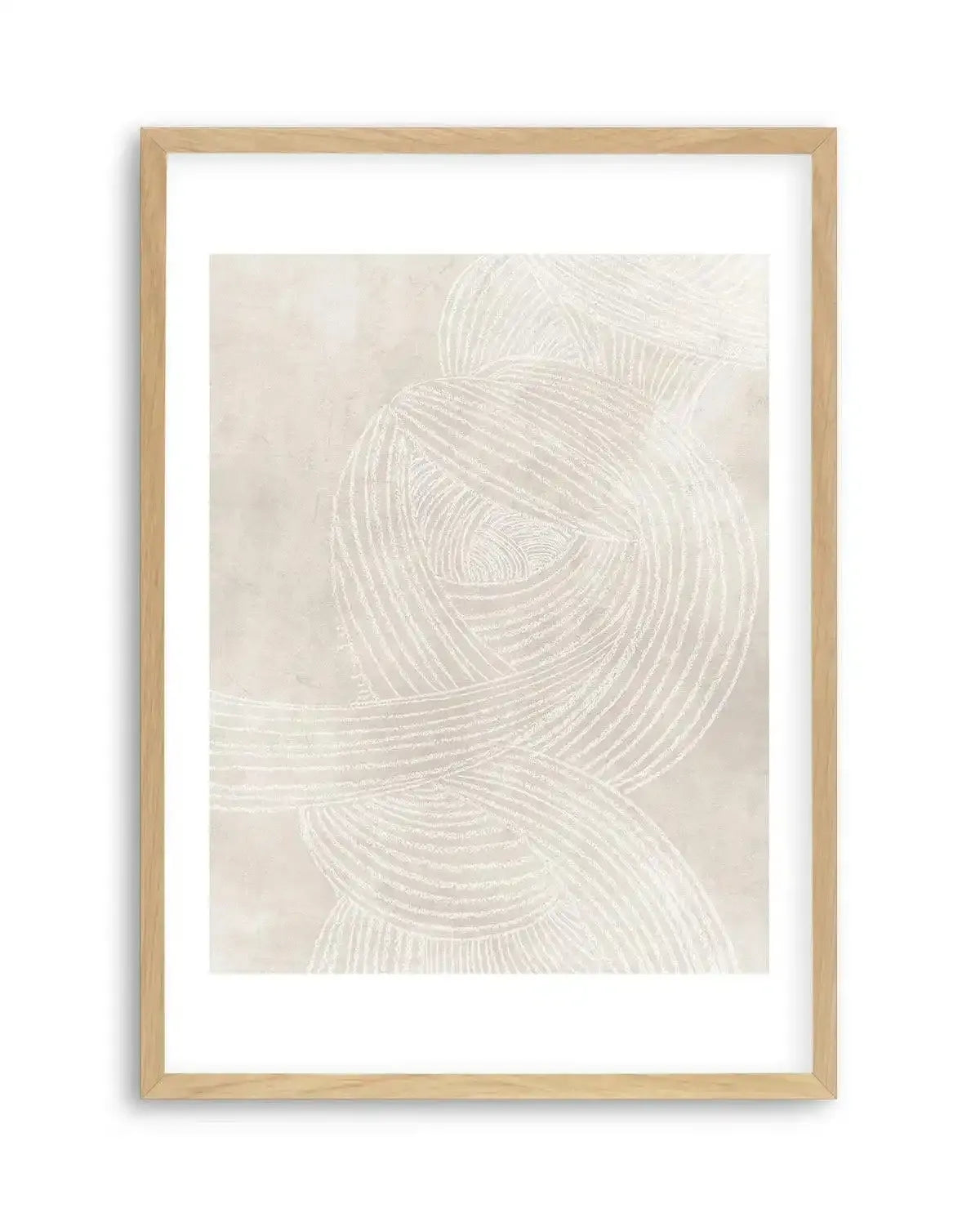 Linear Waves in Sand I Art Print-PRINT-Olive et Oriel-Olive et Oriel-A5 | 5.8" x 8.3" | 14.8 x 21cm-Oak-With White Border-Buy-Australian-Art-Prints-Online-with-Olive-et-Oriel-Your-Artwork-Specialists-Austrailia-Decorate-With-Coastal-Photo-Wall-Art-Prints-From-Our-Beach-House-Artwork-Collection-Fine-Poster-and-Framed-Artwork