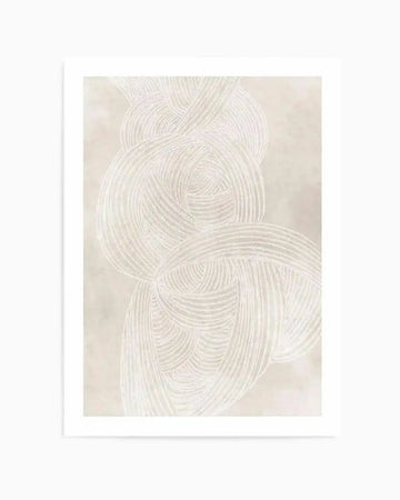 Linear Waves in Sand II Art Print from Olive et Oriel where you can shop wallpaper and artworks online