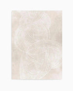 Linear Waves in Sand II Art Print