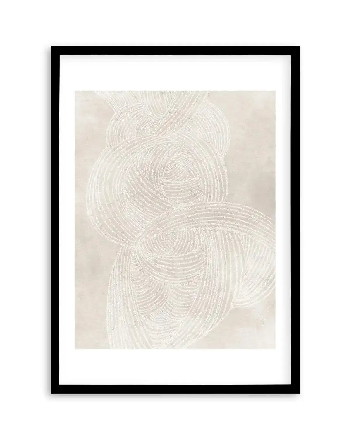 Linear Waves in Sand II Art Print-PRINT-Olive et Oriel-Olive et Oriel-A5 | 5.8" x 8.3" | 14.8 x 21cm-Black-With White Border-Buy-Australian-Art-Prints-Online-with-Olive-et-Oriel-Your-Artwork-Specialists-Austrailia-Decorate-With-Coastal-Photo-Wall-Art-Prints-From-Our-Beach-House-Artwork-Collection-Fine-Poster-and-Framed-Artwork