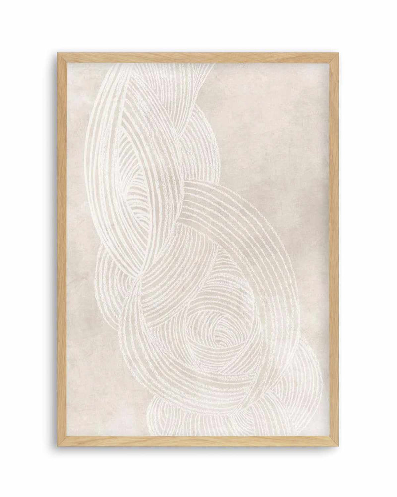 Linear Waves in Sand III Art Print