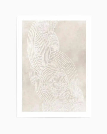 Linear Waves in Sand III Art Print from Olive et Oriel where you can shop wallpaper and artworks online