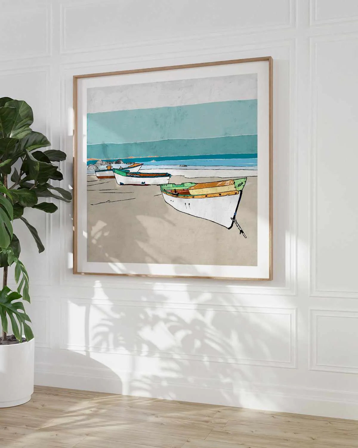 Lined Up Art Print from Olive et Oriel where you can shop wallpaper and artworks online