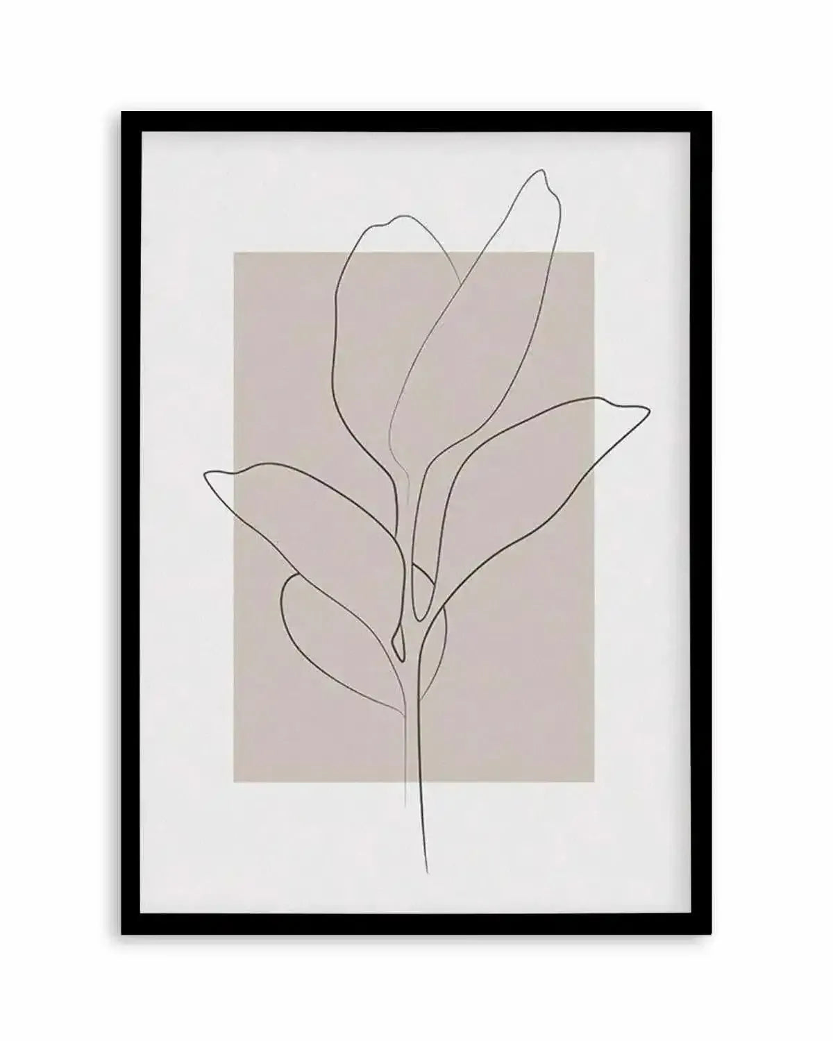 Lines of the Leaf Art Print from Olive et Oriel where you can shop wallpaper and artworks online