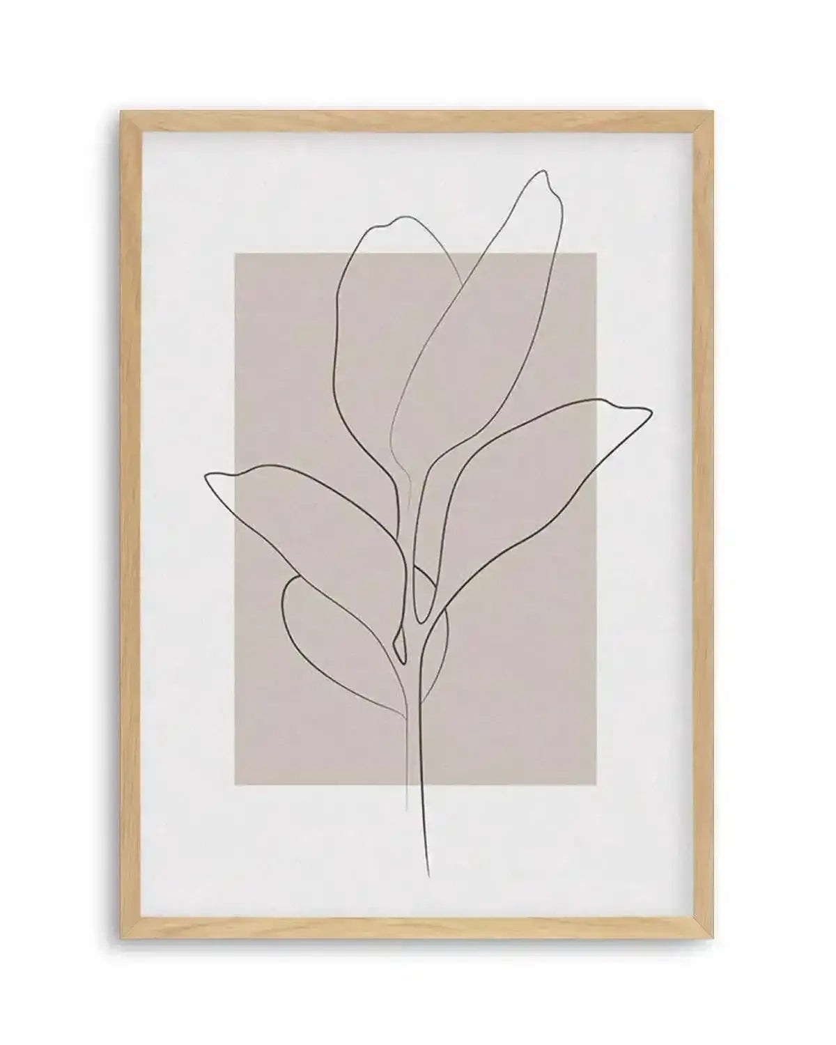 Lines of the Leaf Art Print from Olive et Oriel where you can shop wallpaper and artworks online